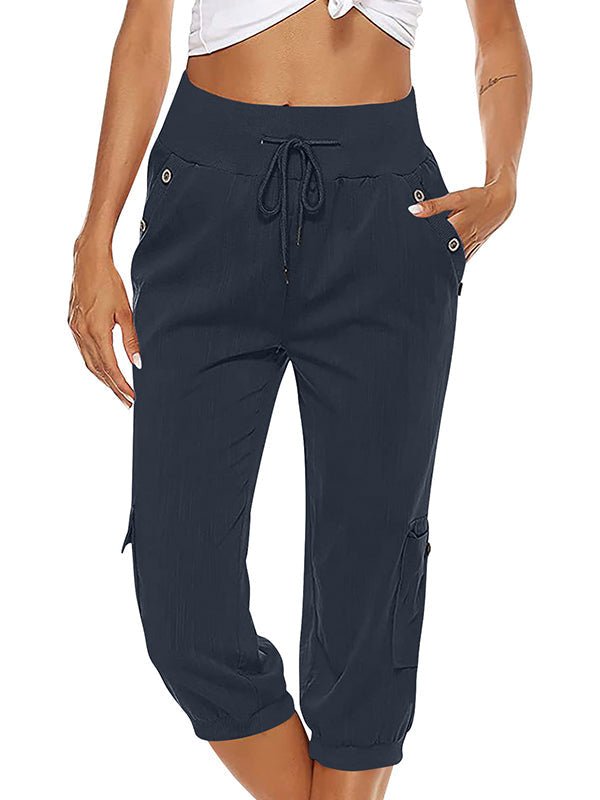 Levoire | Pantalons décontractés pour le quotidien Bleu foncé