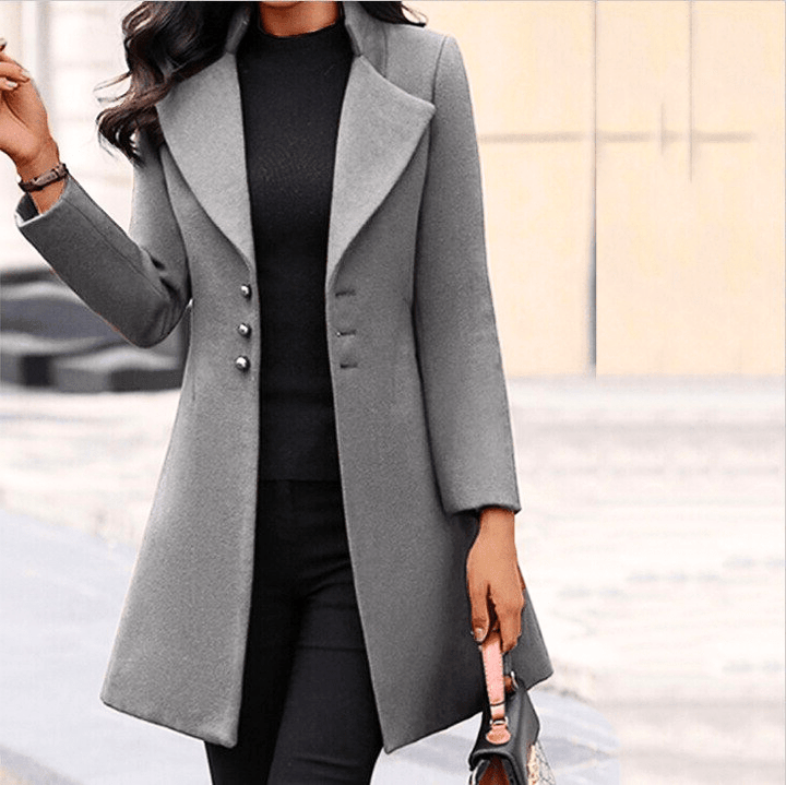Levoire | Veste Cachemire Femme Chic Chaude Gris