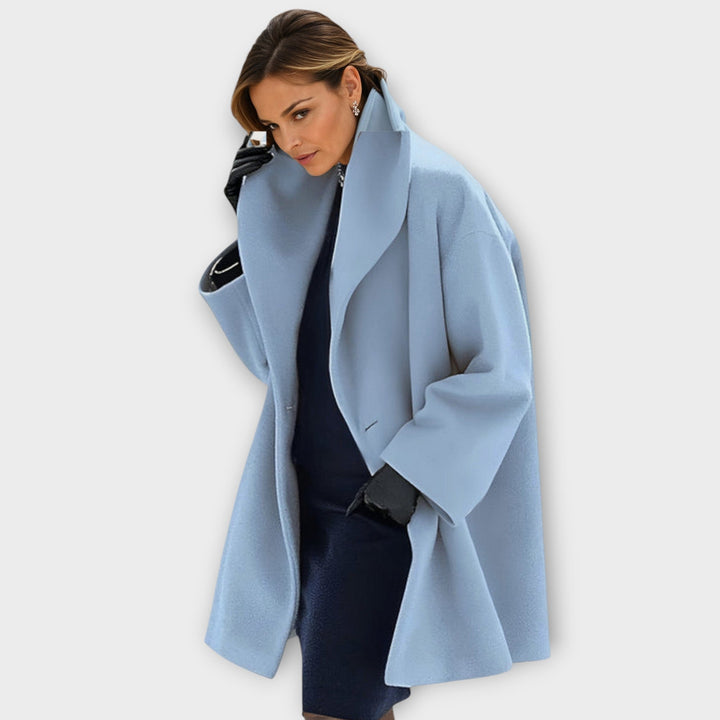 Levoire | Veste En Laine Coupe-Vent Bleu