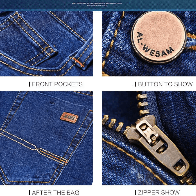 Levoire | Pantalon Denim Droit Stretch Homme