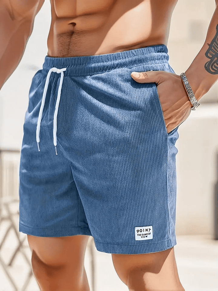 Levoire | Shorts pour hommes élégants Ajustement décontracté Bleu