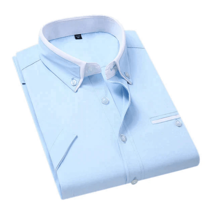 Levoire | Chemise Manches Longues Décontractée Homme Bleu clair