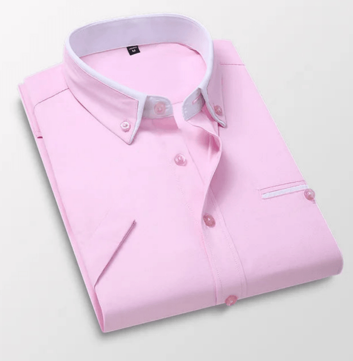 Levoire | Chemise Manches Longues Décontractée Homme Rosa