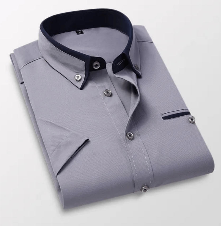 Levoire | Chemise Manches Longues Décontractée Homme Gris