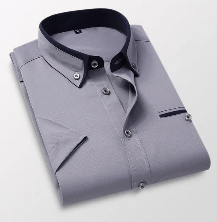 Levoire | Chemise Manches Longues Décontractée Homme Gris