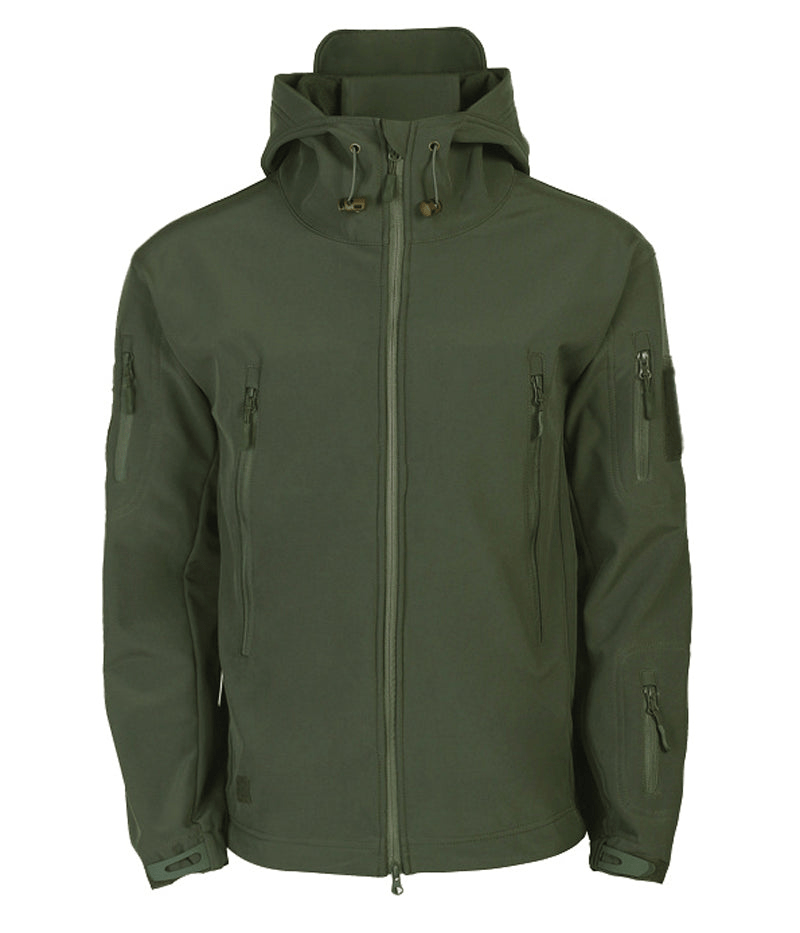 Levoire | Veste Softshell Avec Capuche Veste Homme Vert