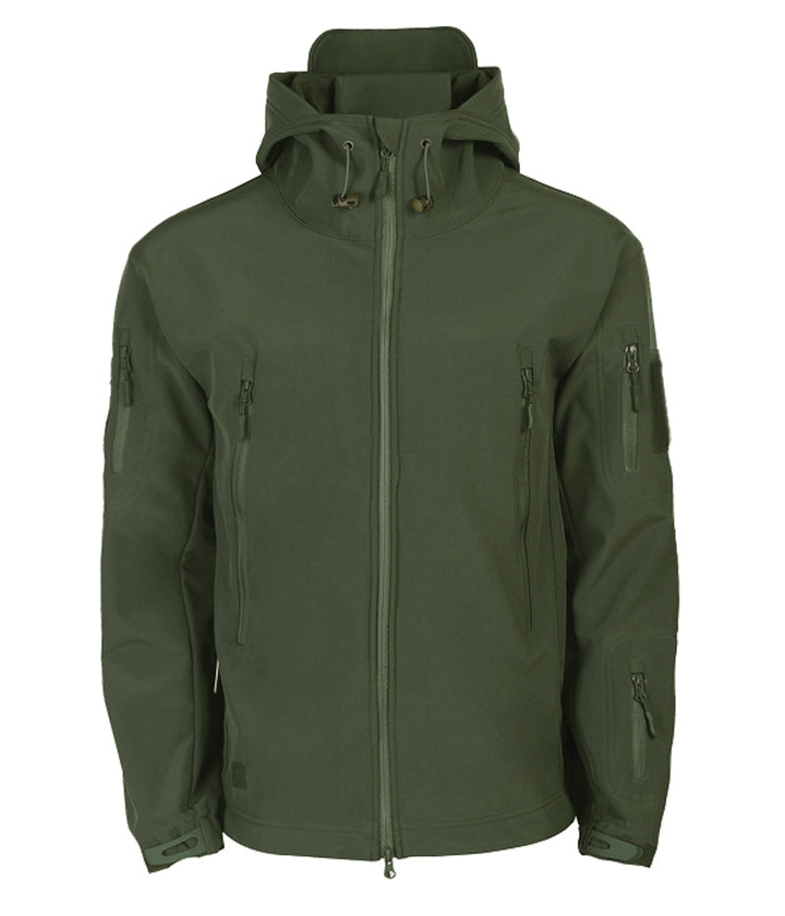 Levoire | Veste Softshell Avec Capuche Veste Homme Vert