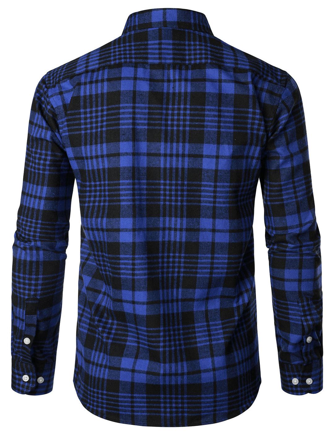 Levoire | Chemise en flanelle à carreaux à manches longues pour hommes
