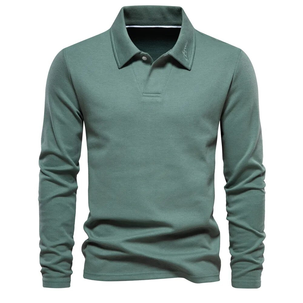 Levoire | Polo Shirt De Luxe Avec Coupe Parfaite Pour Confort Et Élégance Vert