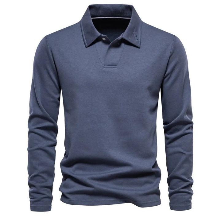 Levoire | Polo Shirt De Luxe Avec Coupe Parfaite Pour Confort Et Élégance Bleu