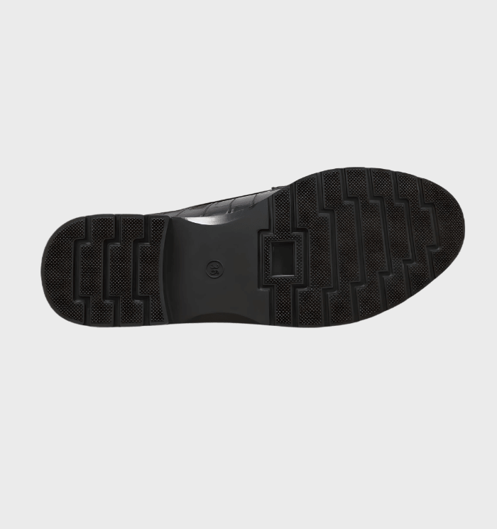 Levoire | Mocassins Noirs Avec Des Franges Et Design À Motifs