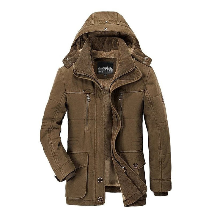 Levoire | Veste À Capuche En Peluche Marron foncé