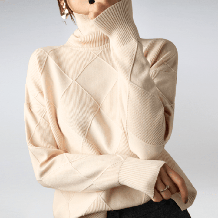 Levoire | Gilet Laine Femme Confort Élégant Chaud Beige