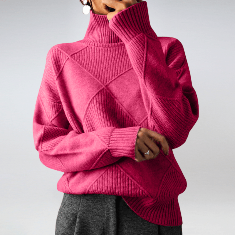 Levoire | Gilet Laine Femme Confort Élégant Chaud Rosa
