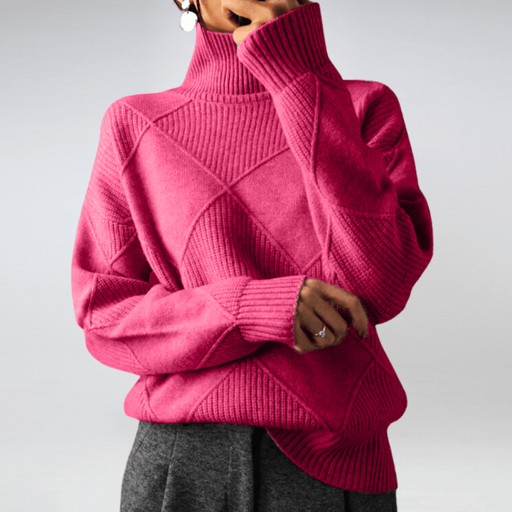 Levoire | Gilet Laine Femme Confort Élégant Chaud Rosa