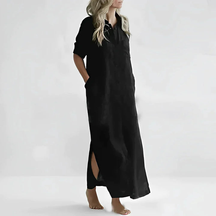 Levoire | Robe Longue Pour Femmes Emilia Noir