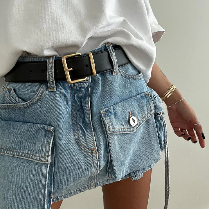 Levoire | York St Denim Mini-Jupe
