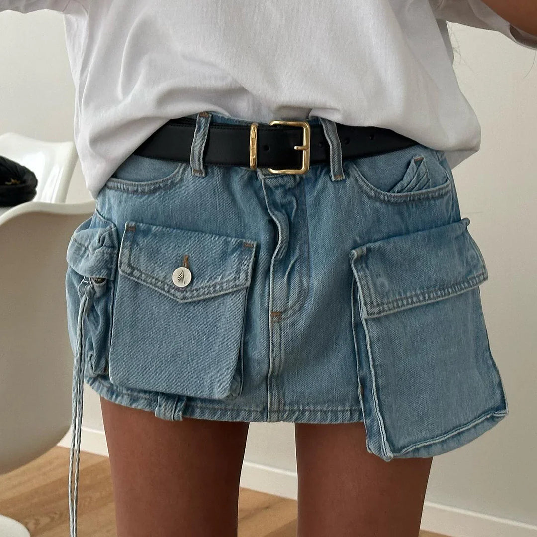 Levoire | York St Denim Mini-Jupe