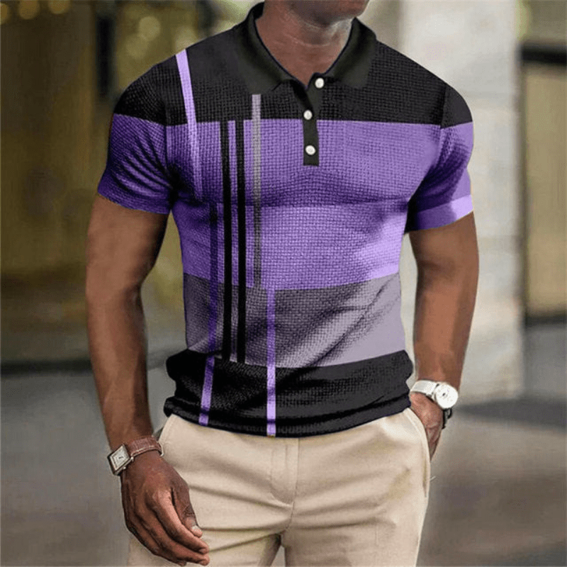 Levoire | Vêtements pour hommes Polo pour hommes Polo classique avec une touche moderne Lilas