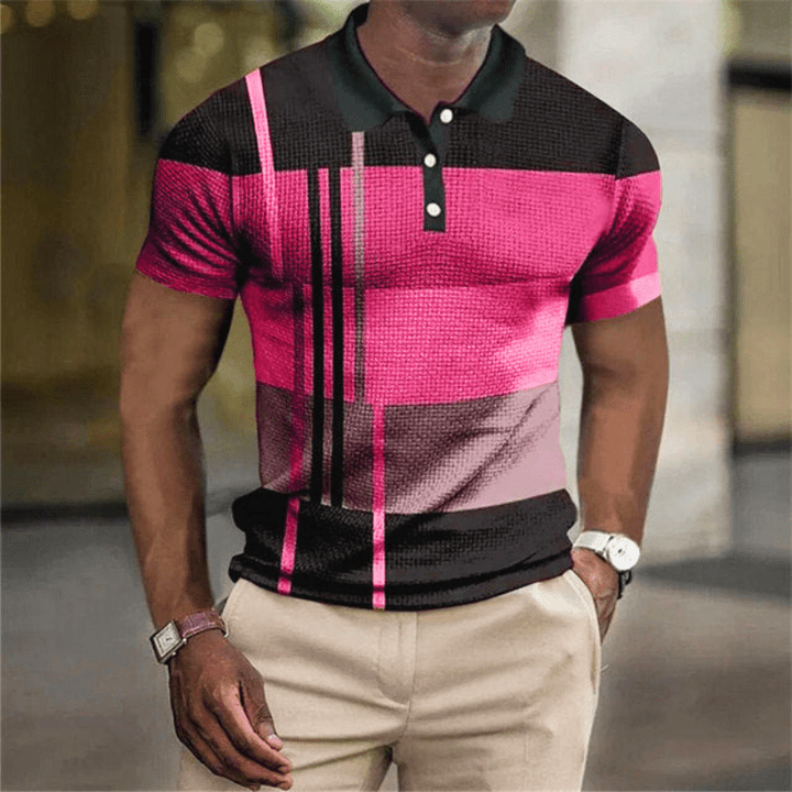 Levoire | Vêtements pour hommes Polo pour hommes Polo classique avec une touche moderne Rosa