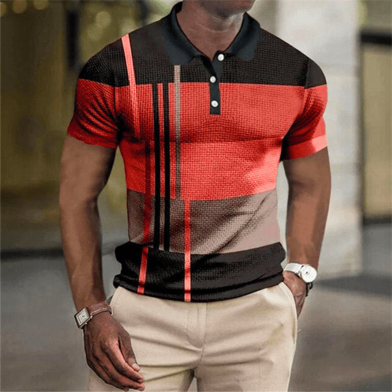 Levoire | Vêtements pour hommes Polo pour hommes Polo classique avec une touche moderne Rot