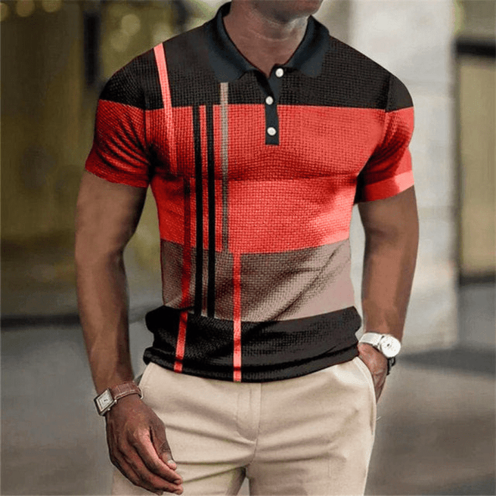 Levoire | Vêtements pour hommes Polo pour hommes Polo classique avec une touche moderne Rot