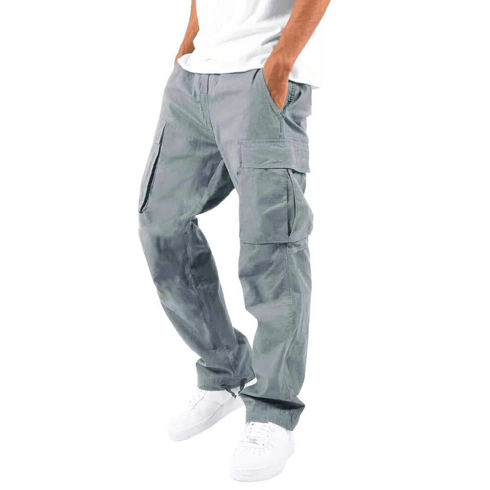Levoire | Pantalon Cargo Homme Flexible et Confortable Pantalon Cargo Design Tendance Gris
