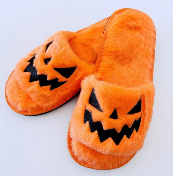 Levoire | Chaussons D'Halloween Pour Femmes Orange