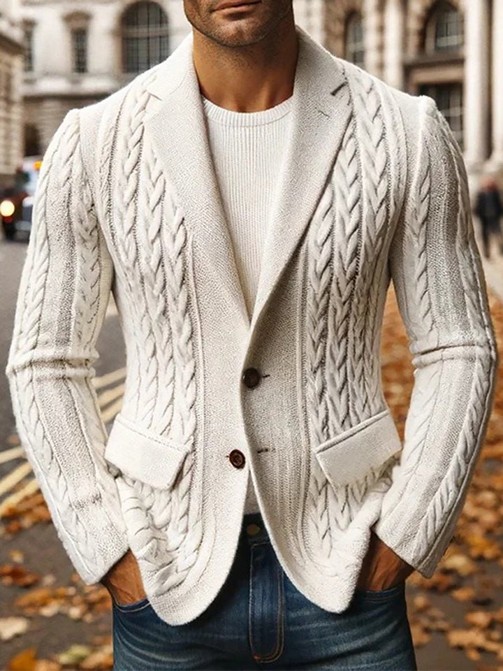 Levoire | Uni-Couleur V Revers Gilet Élégant & Confortable