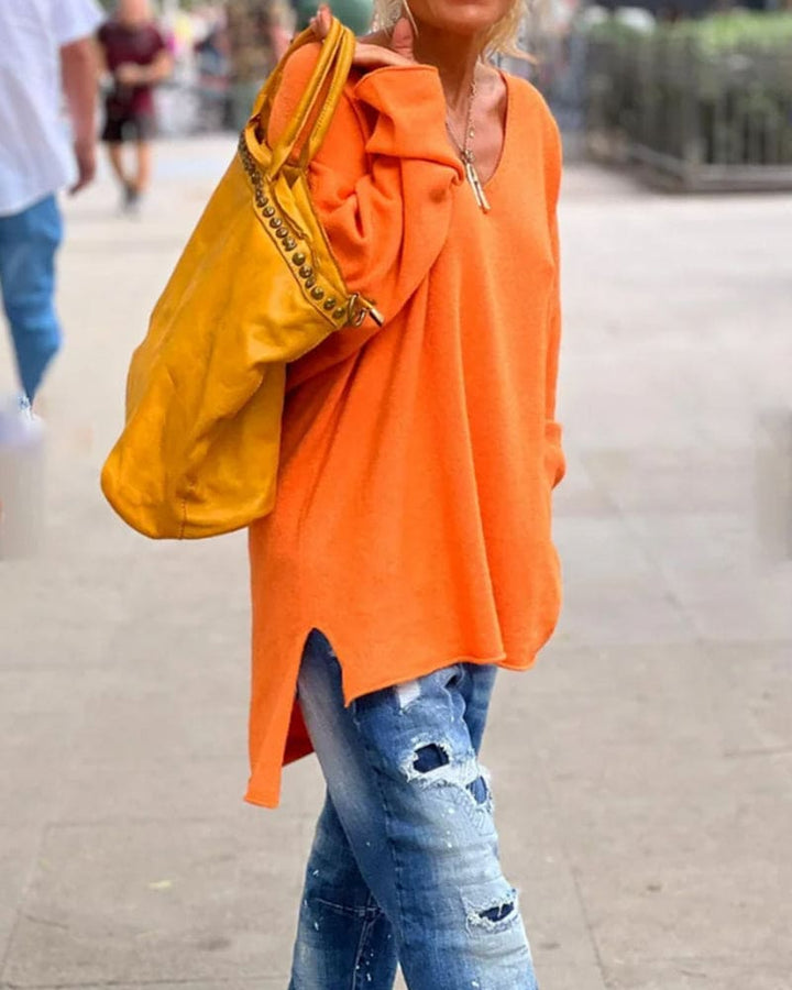 Levoire | T-Shirt V Orange
