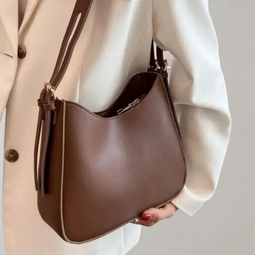Levoire | Veste Peluche Femme Capuche Douce Tendance Braun