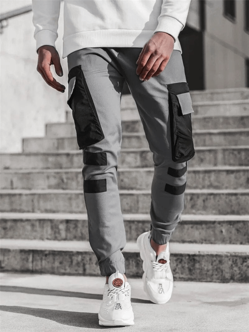 Levoire | Pantalon Jogging Élastique Homme Gris