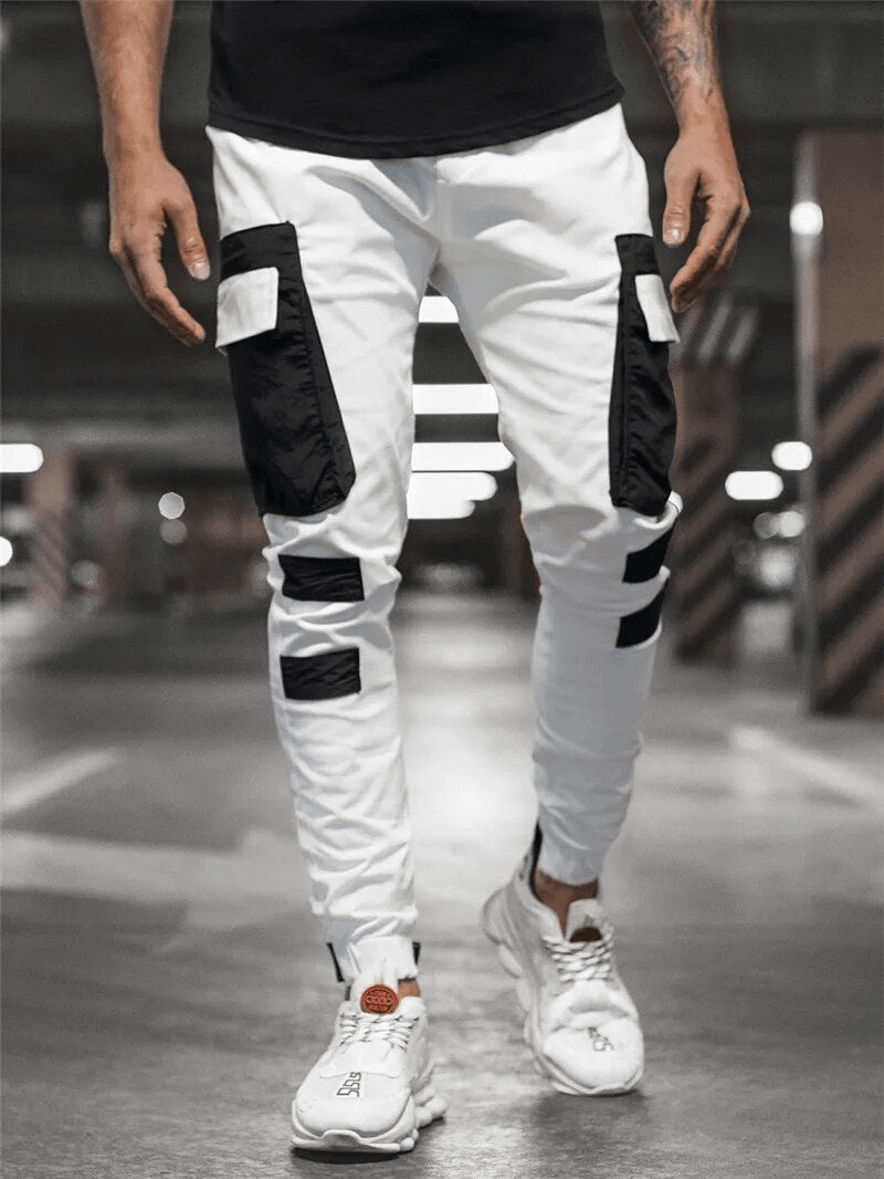 Levoire | Pantalon Jogging Élastique Homme Blanc