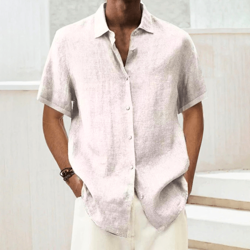 Levoire | Chemise Manches Courtes Printemps Homme Blanc