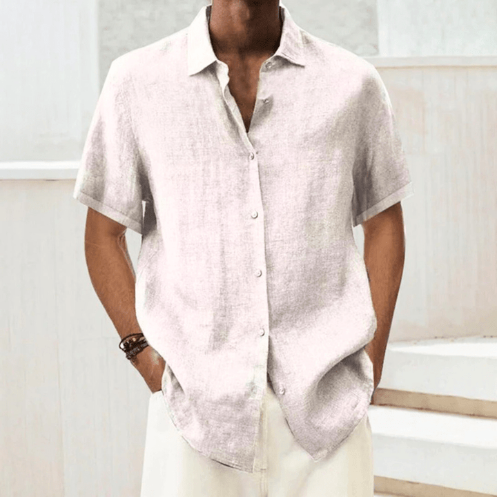 Levoire | Chemise Manches Courtes Printemps Homme Blanc