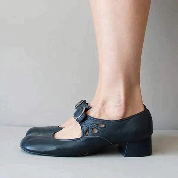 Levoire | Sandales En Cuir Pu Élégantes Bleu foncé