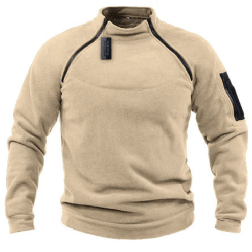Levoire | Pull Polaire Militaire Homme Beige