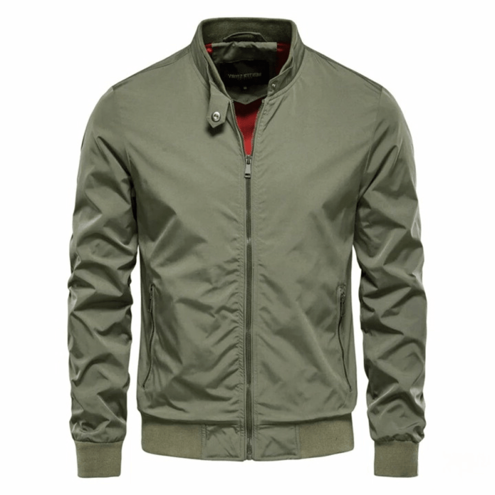 Levoire | Veste pour hommes Veste coupe-vent Veste imperméable pour hommes Décontractée & Confortable Vert