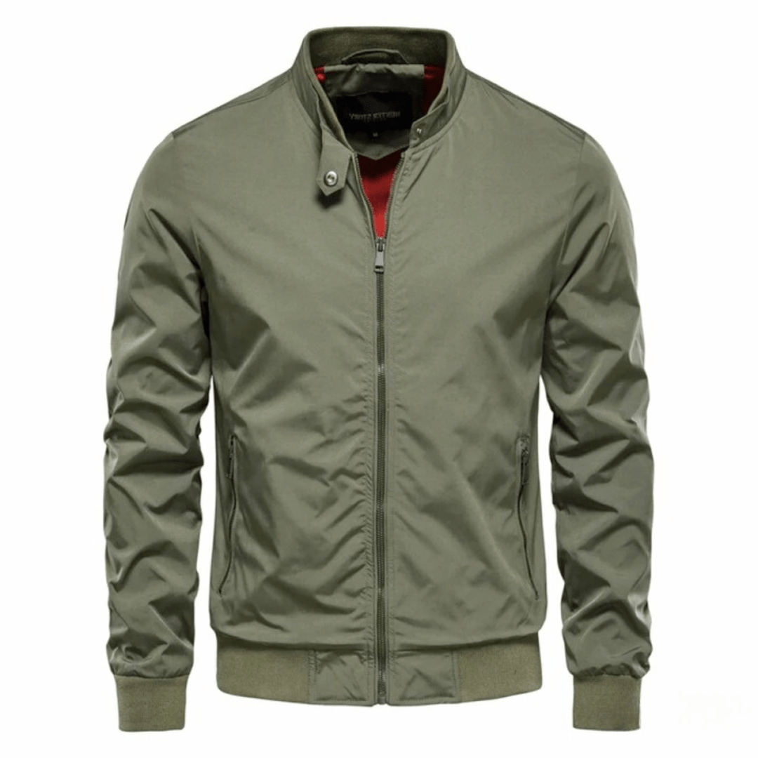 Levoire | Veste pour hommes Veste coupe-vent Veste imperméable pour hommes Décontractée & Confortable Vert