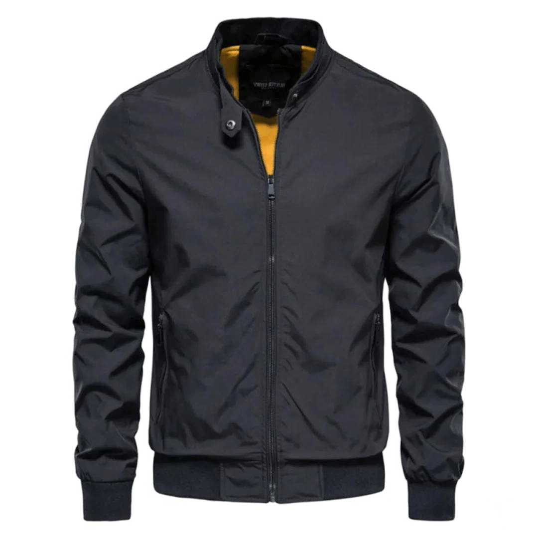 Levoire | Veste pour hommes Veste coupe-vent Veste imperméable pour hommes Décontractée & Confortable Noir