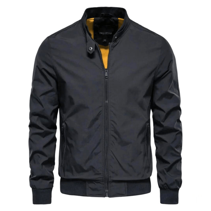 Levoire | Veste pour hommes Veste coupe-vent Veste imperméable pour hommes Décontractée & Confortable Noir