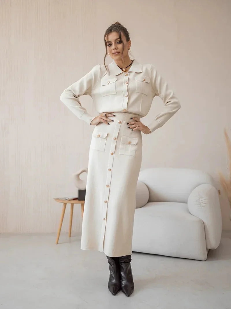 Levoire | Blazer Élégant Et Ensemble De Jupe