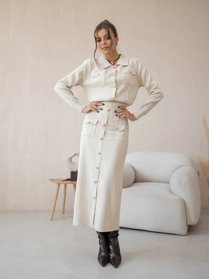 Levoire | Blazer Élégant Et Ensemble De Jupe
