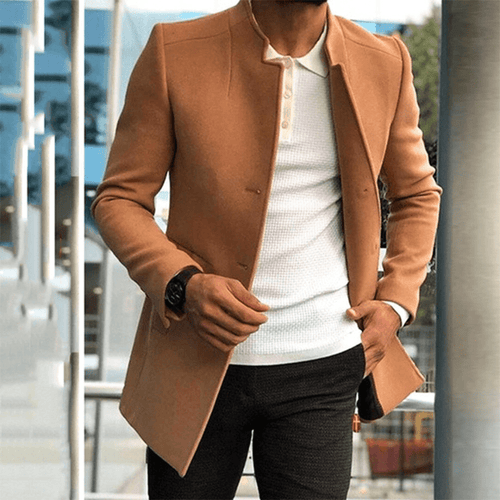 Levoire | Veste Trenchcoat pour hommes avec boutons Veste décontractée élégante