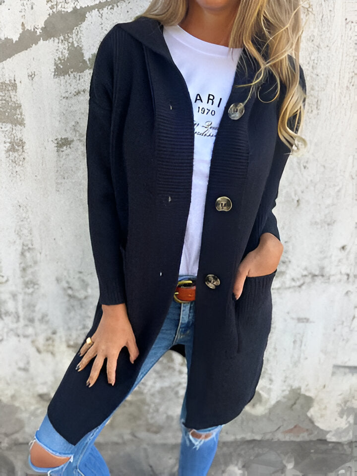 Levoire | Sweat À Capuche Sans Manches Long Noir