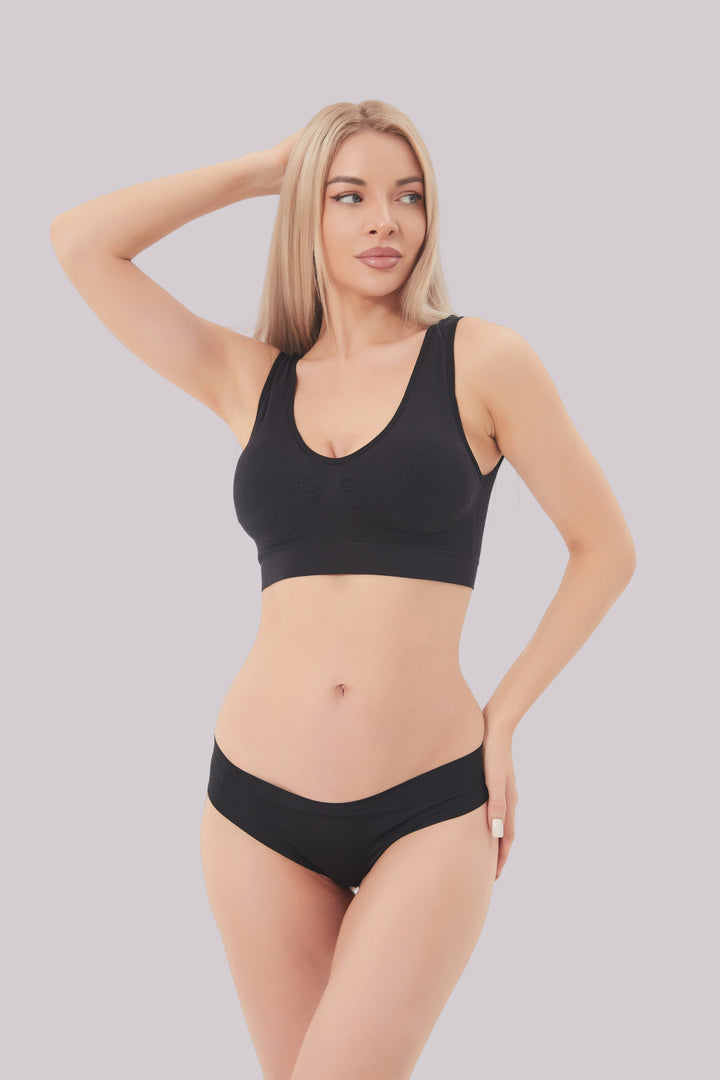 Levoire | Confortable Sport Bra Noir