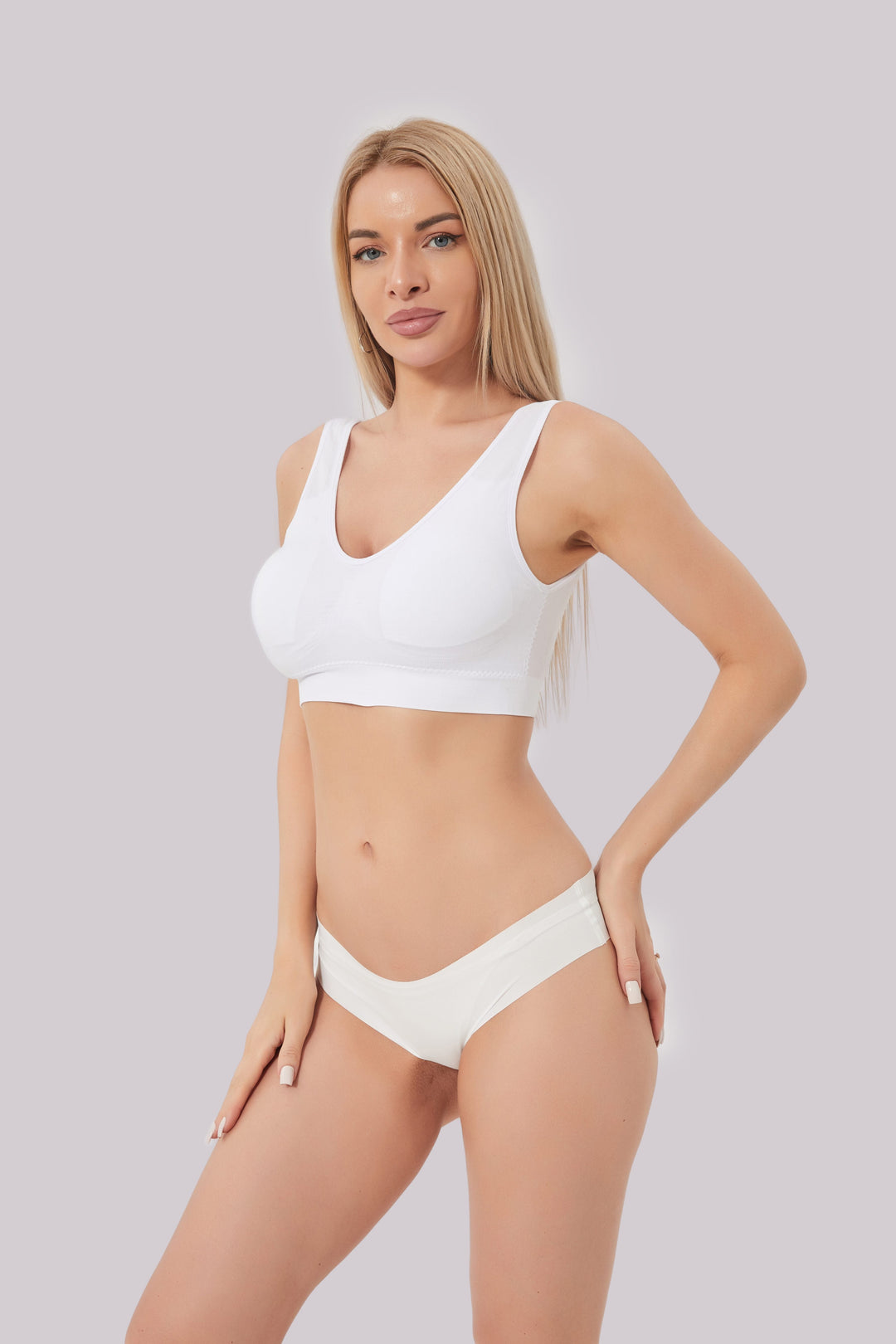 Levoire | Confortable Sport Bra Blanc