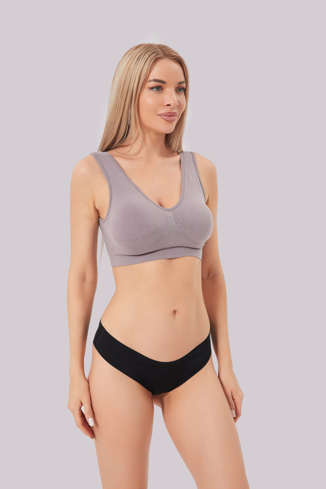 Levoire | Confortable Sport Bra Gris
