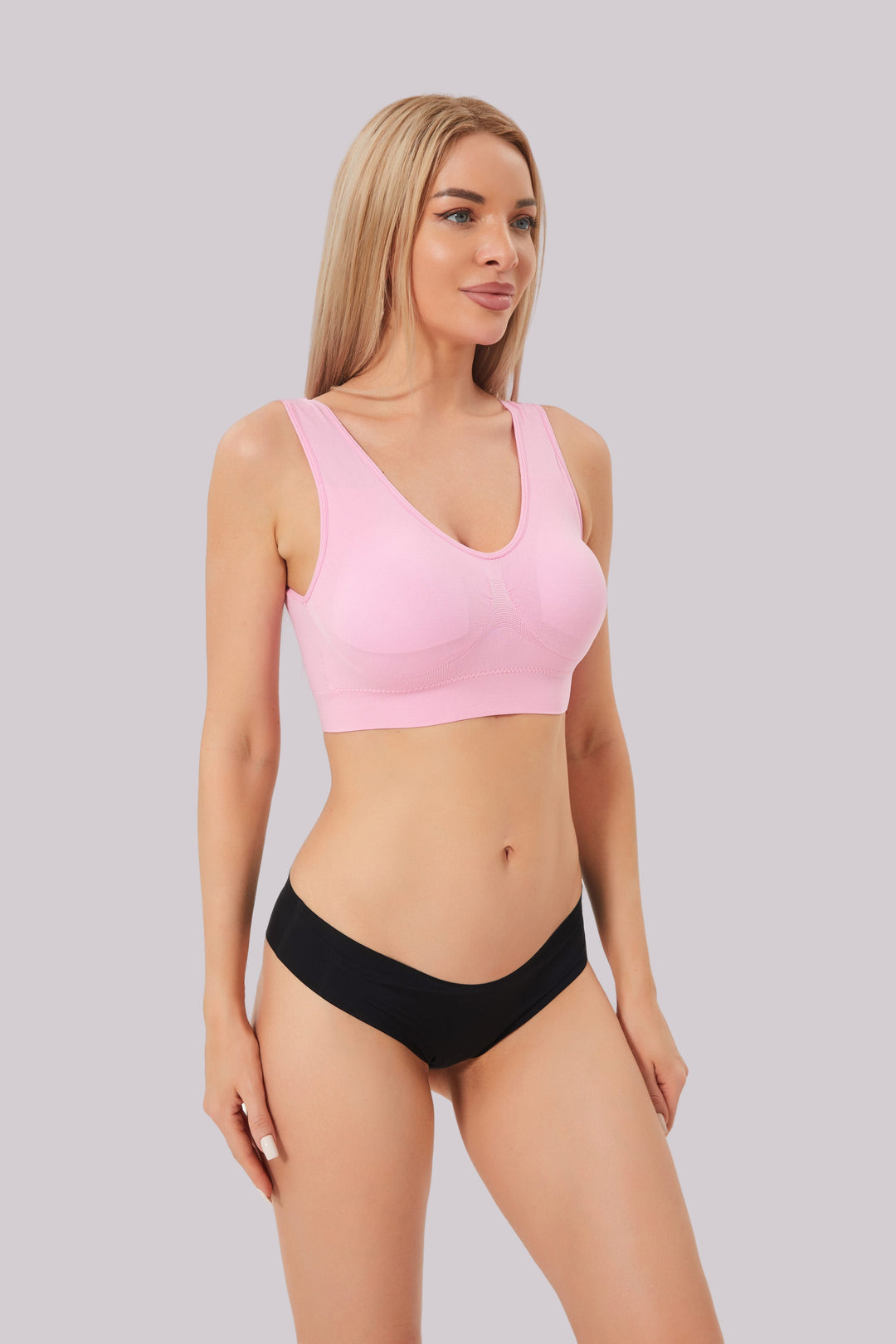 Levoire | Confortable Sport Bra Rosa