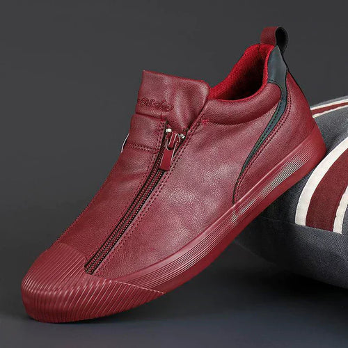 Levoire | Chaussures Lisses Confortables Avec Fermeture Éclair Réglable